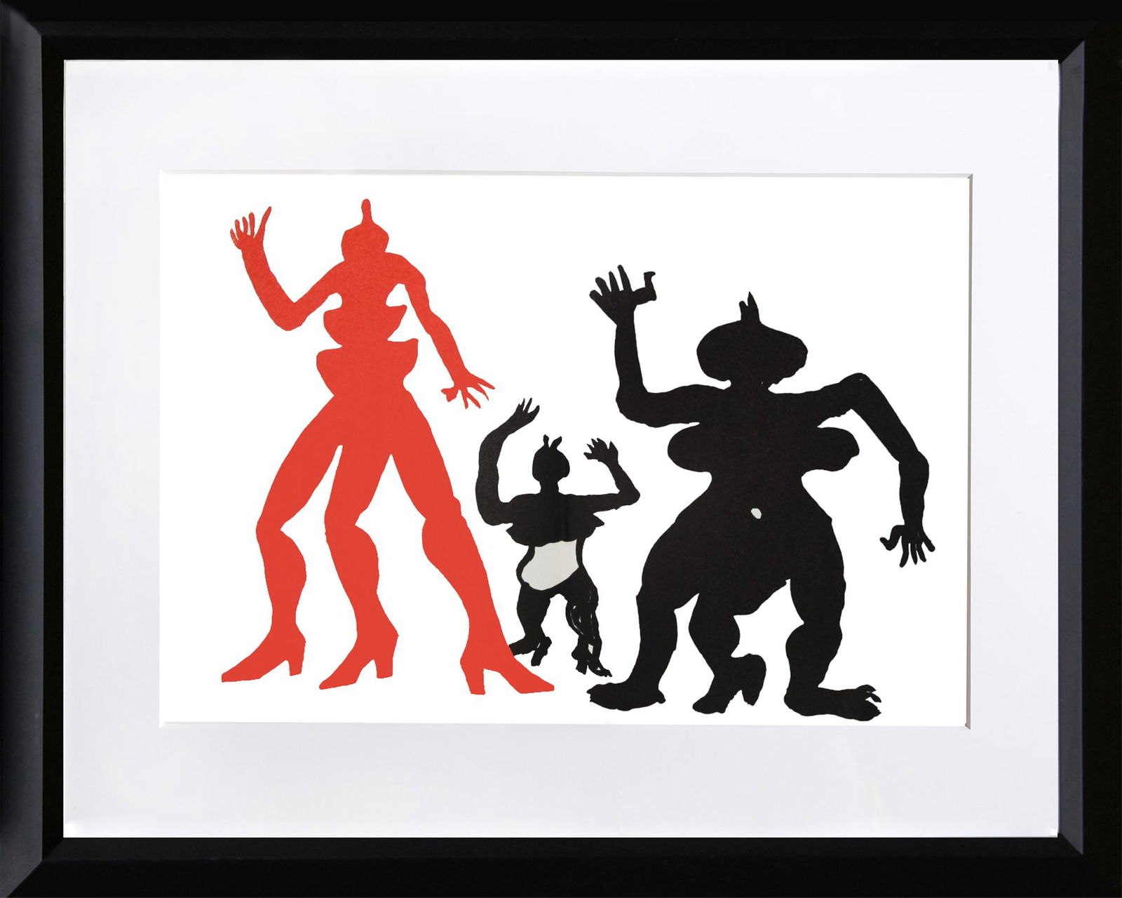 Alexander Calder, Derriere le Miroir (Three Acrobats), Lithograph (1 of 2)