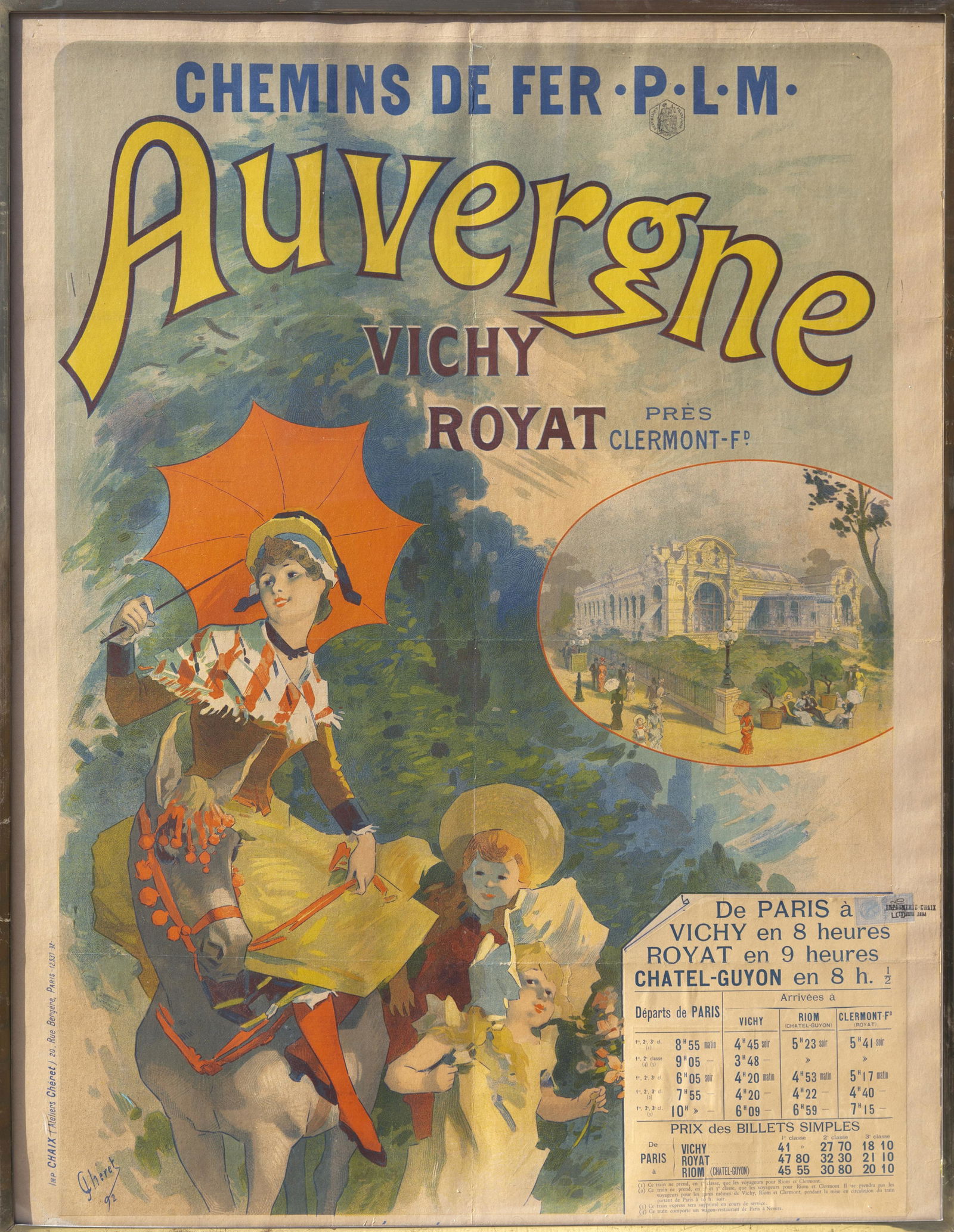 Jules Cheret, Auvergne, Lithograph (1 of 4)