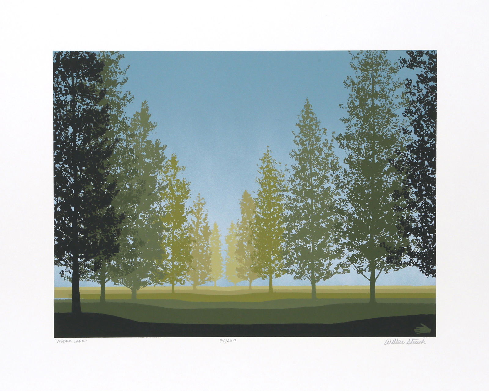 Wilbur Streech, Aspen Lane, Screenprint (1 of 3)