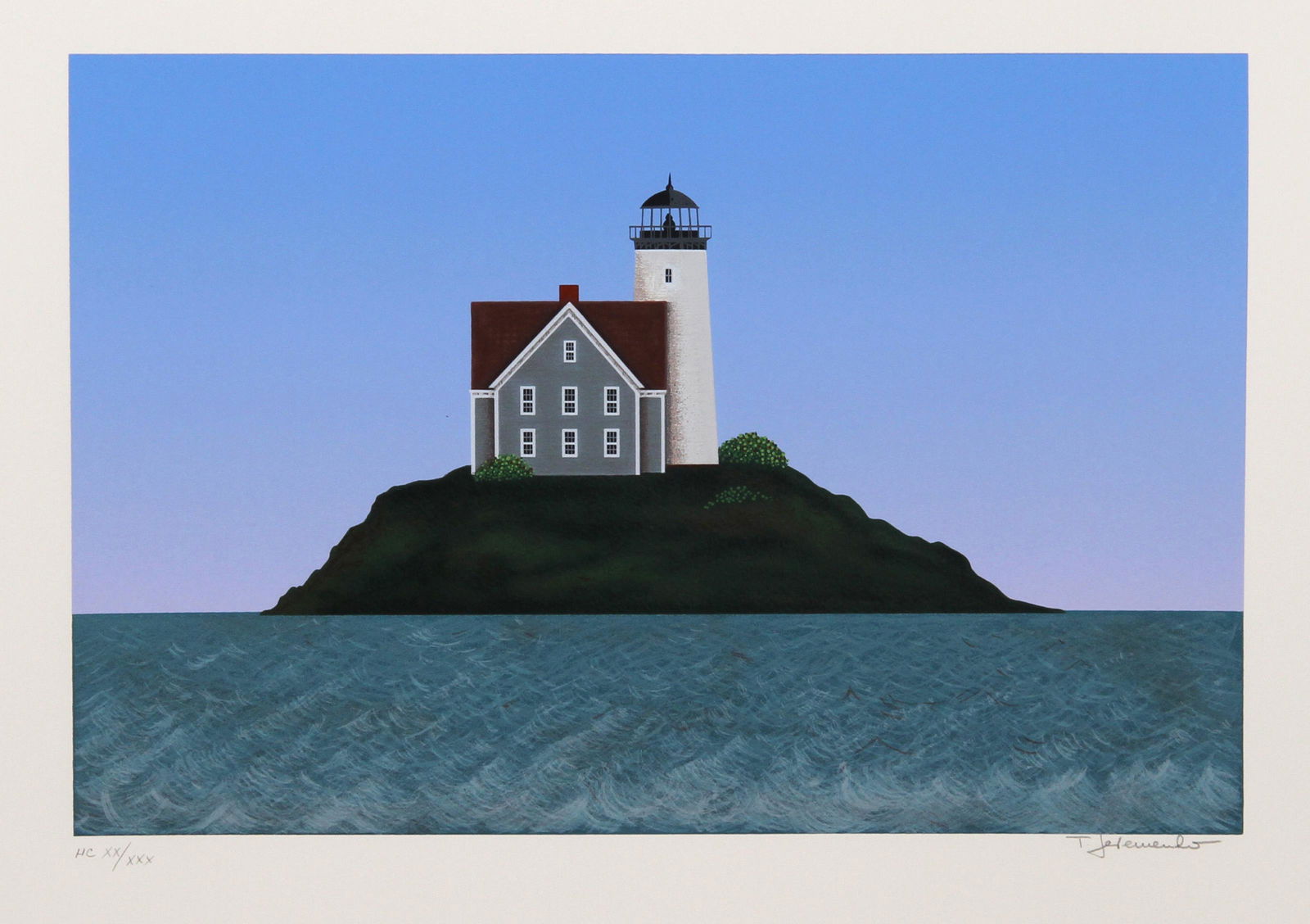 Ted Jeremenko, Lighthouse I, Screenprint (1 of 2)