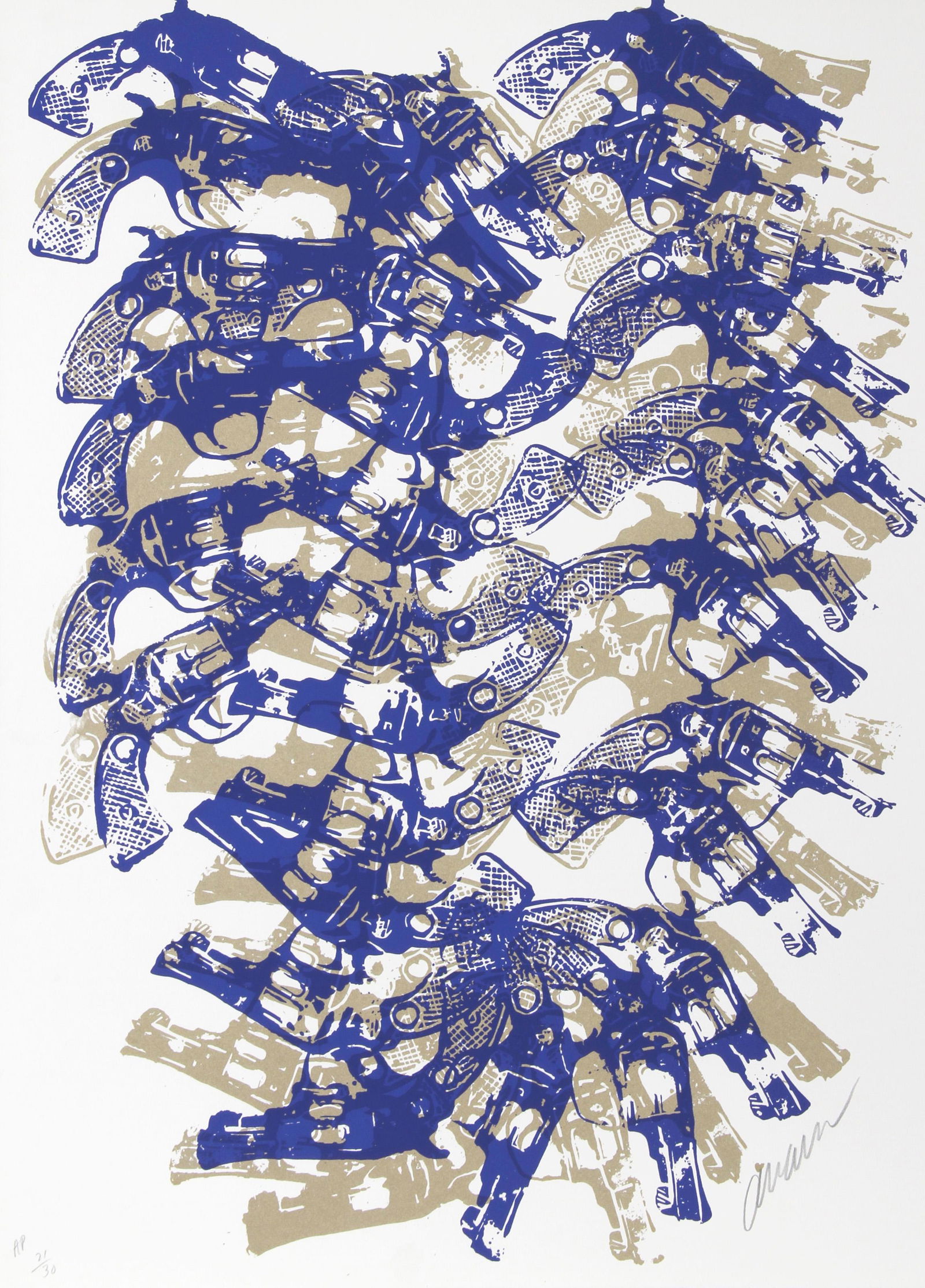 Arman, Western Accumulation, Screenprint on Arches (1 of 2)