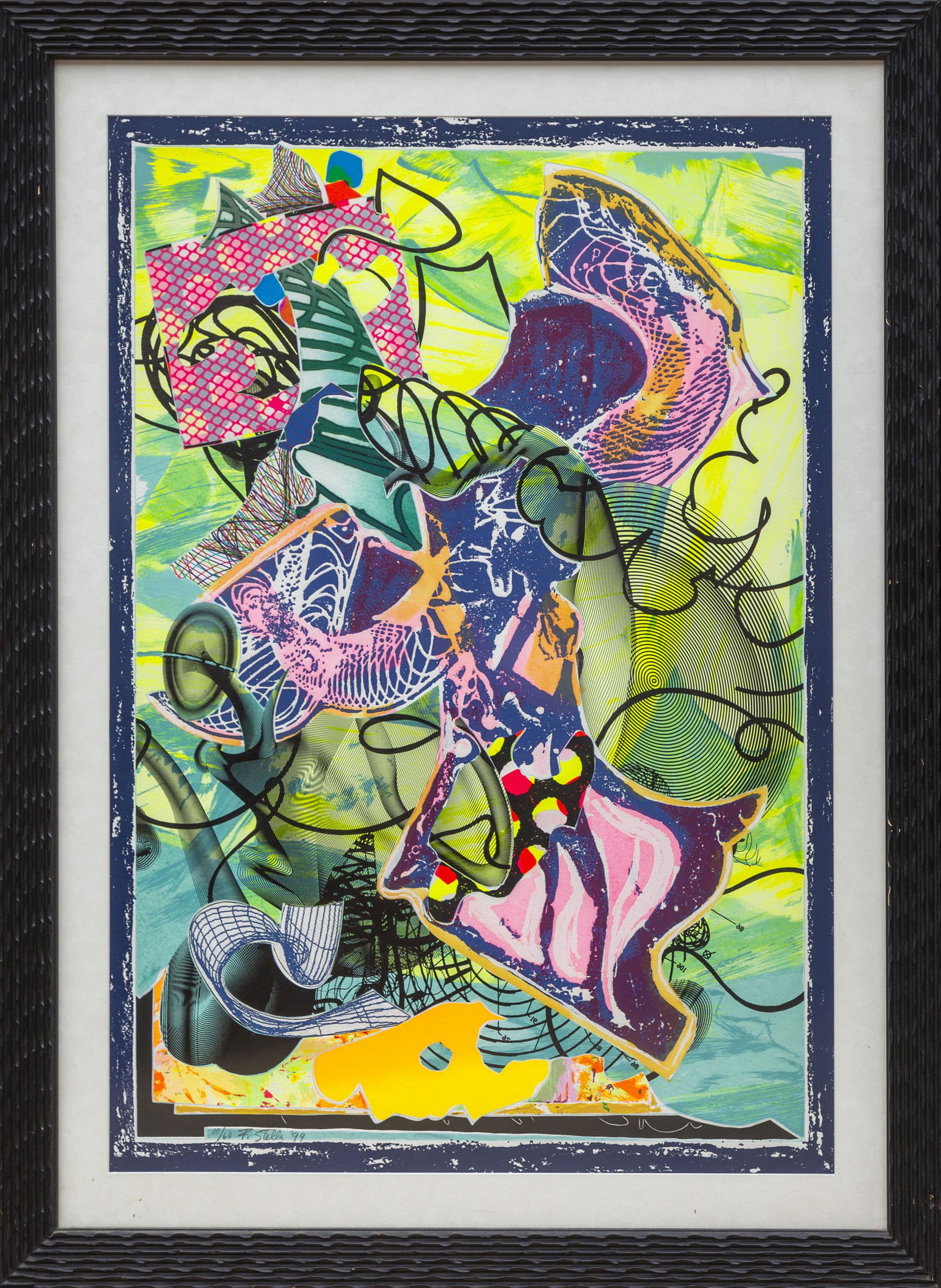 Frank Stella, Nemrik, Screenprint, etching, and lithograph (1 of 4)