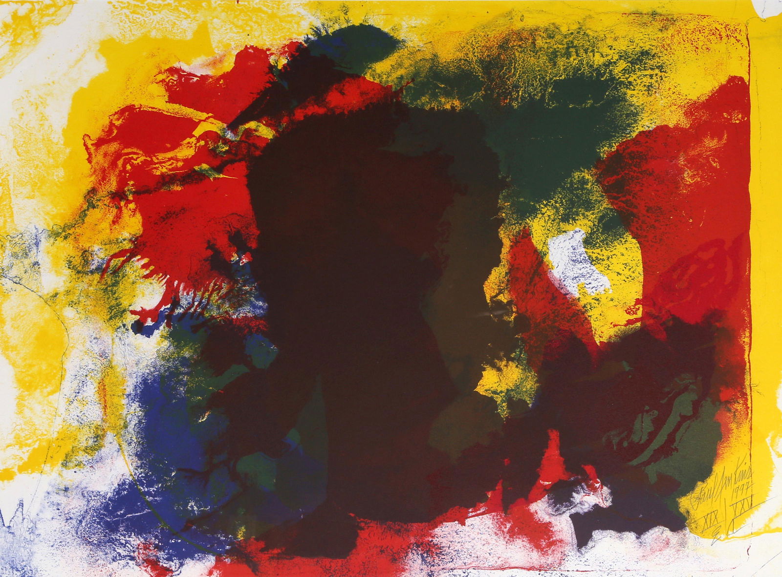 Paul Jenkins, Phenomena Spectrum, Lithograph (1 of 2)