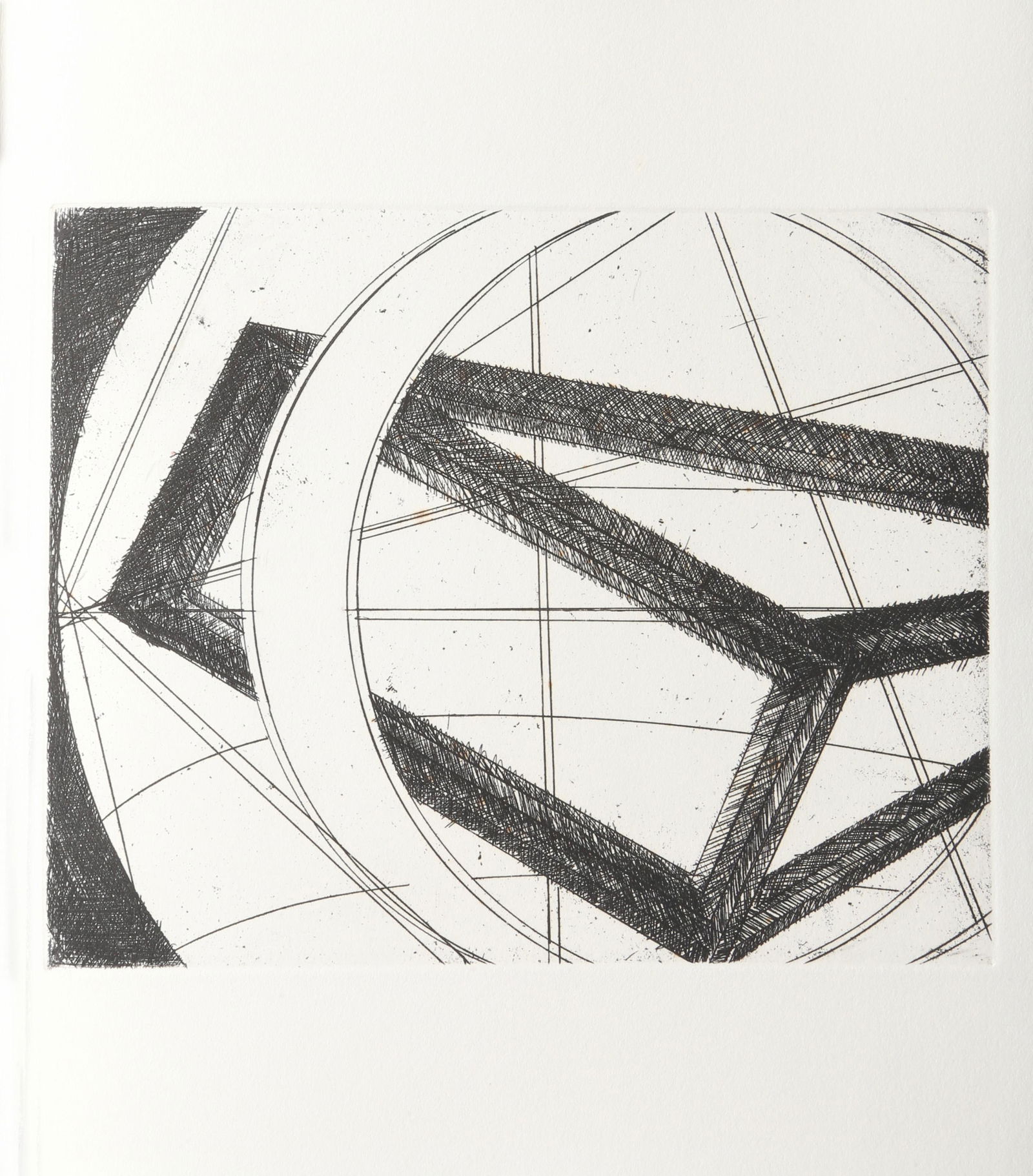 Al Held, Der Philosoph, Portfolio of 6 Etchings and Text: Artist: Al Held, American (1928 - 2005) Title: Der Philosoph Year: 1983 Medium: Portfolio of 6 Etchings and Text, signed and numbered in pencil Edition: 34/150 Size: 9 x 8 in. (22.86 x 20.32 cm)