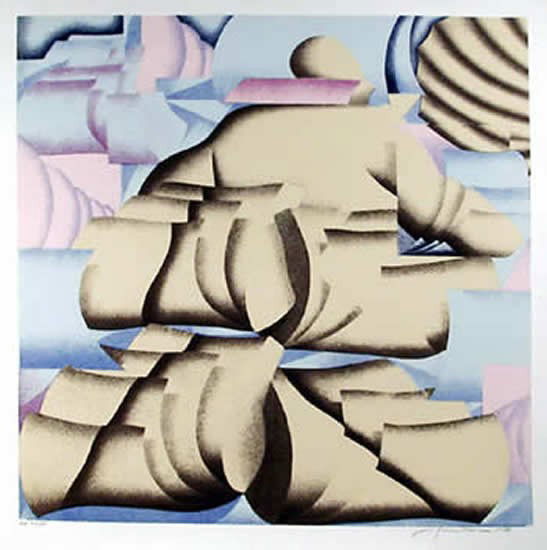 Jack Brusca, Silkscreen: Artist: Jack Brusca, American (1939 - 1993) Title: Untitled 5 Year: 1978 Medium: Silkscreen, signed and numbered in pencil Edition: AP 30 Size: 27 in. x 26 in. (68.58 cm x 66.04 cm)