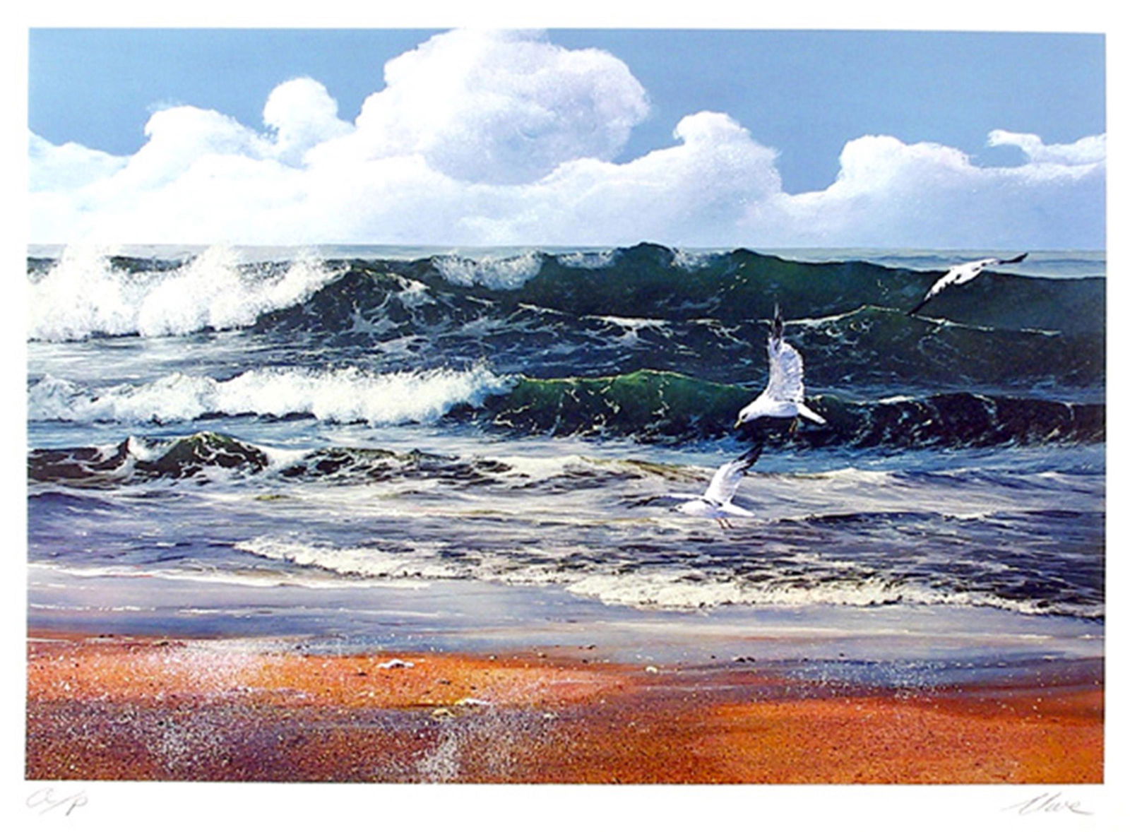 Uwe Werner, After the storm, Screenprint (1 of 1)