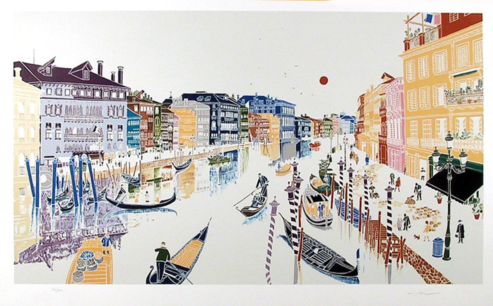 Mori Shizume, Venice, Screenprint (1 of 1)