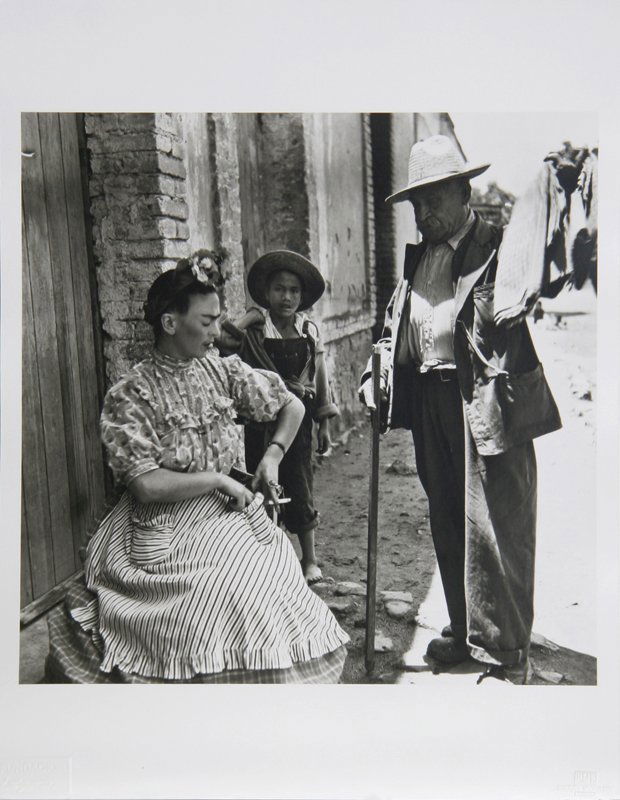 Leo Matiz, Frida Kahlo VIII, Photograph: Artist: Leo Matiz, Colombian (1917 - 1998) Title: Frida Kahlo VIII Year: circa 1945 Medium: Gelatin Silver Print, Signed and Numbered in Pencil, verso Edition: 4/35 Size: 14 in. x 11 in. (35.56 cm x 2