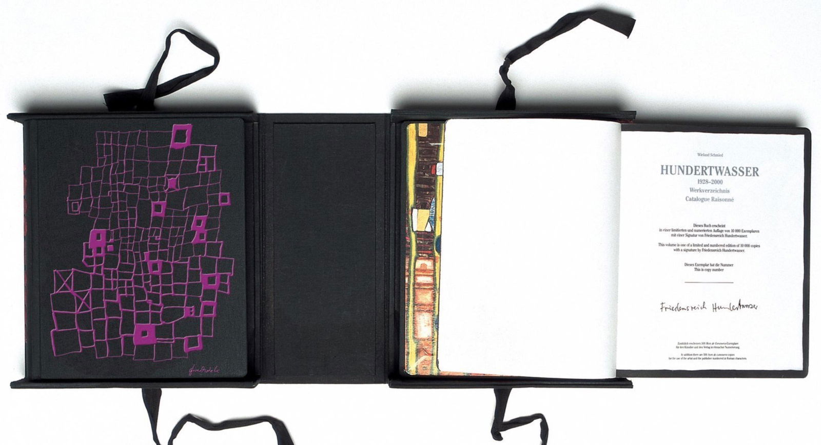 Friedensreich Hundertwasser, The Complete Works, Two Volume Book Set with Color Etching (1 of 1)