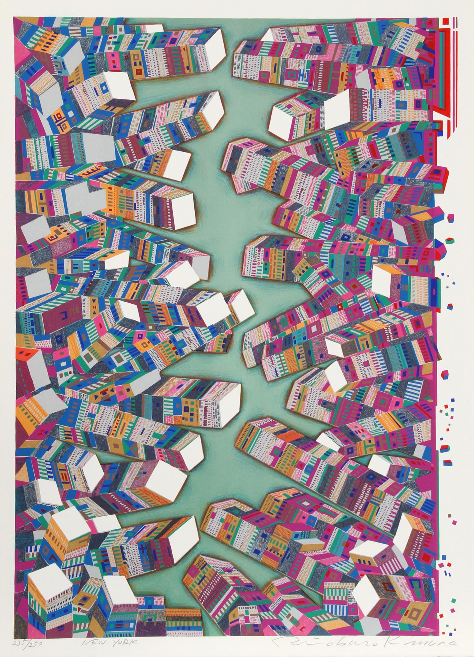 Risaburo Kimura, New York, Screenprint on BFK Rives (1 of 1)