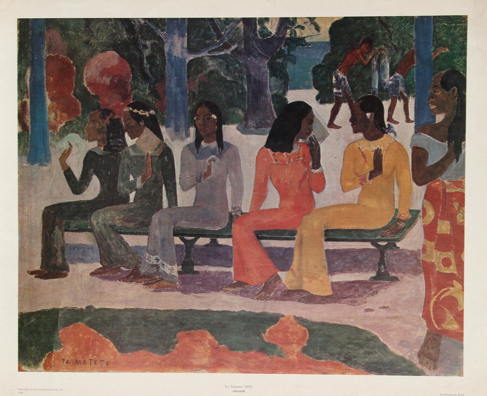 Paul Gauguin, Ta Matete, Poster (1 of 1)