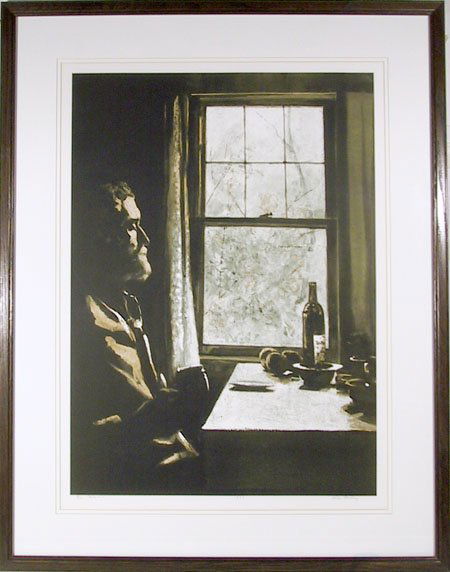 John Hardy, Dream, Lithograph: Artist: John Hardy, American (1923 - ) Title: Dream Year: 1979 Medium: Lithograph, signed and numbered in pencil Edition: 54/250 Size: 30 in. x 23 in. (76.2 cm x 58.42 cm) Frame Size: 38 x 24.5 inches