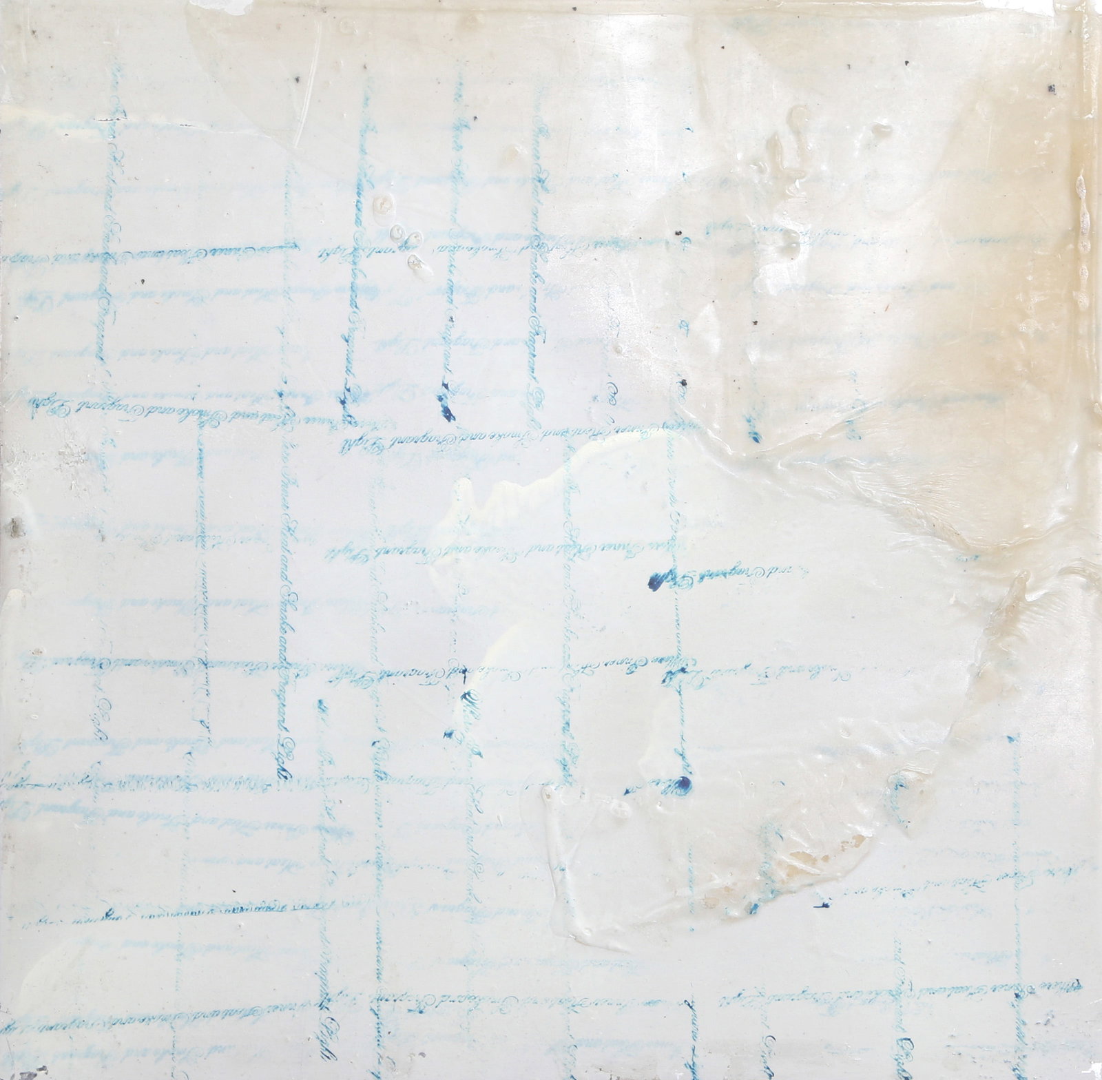 Margaret Evangeline, L, Laminated Stamped Metal: Artist: Margaret Evangeline, American (1943 - ) Title: L Portfolio: Medium: Laminated Stamped Metal Size: 12 x 12 in. (30.48 x 30.48 cm) Reference: