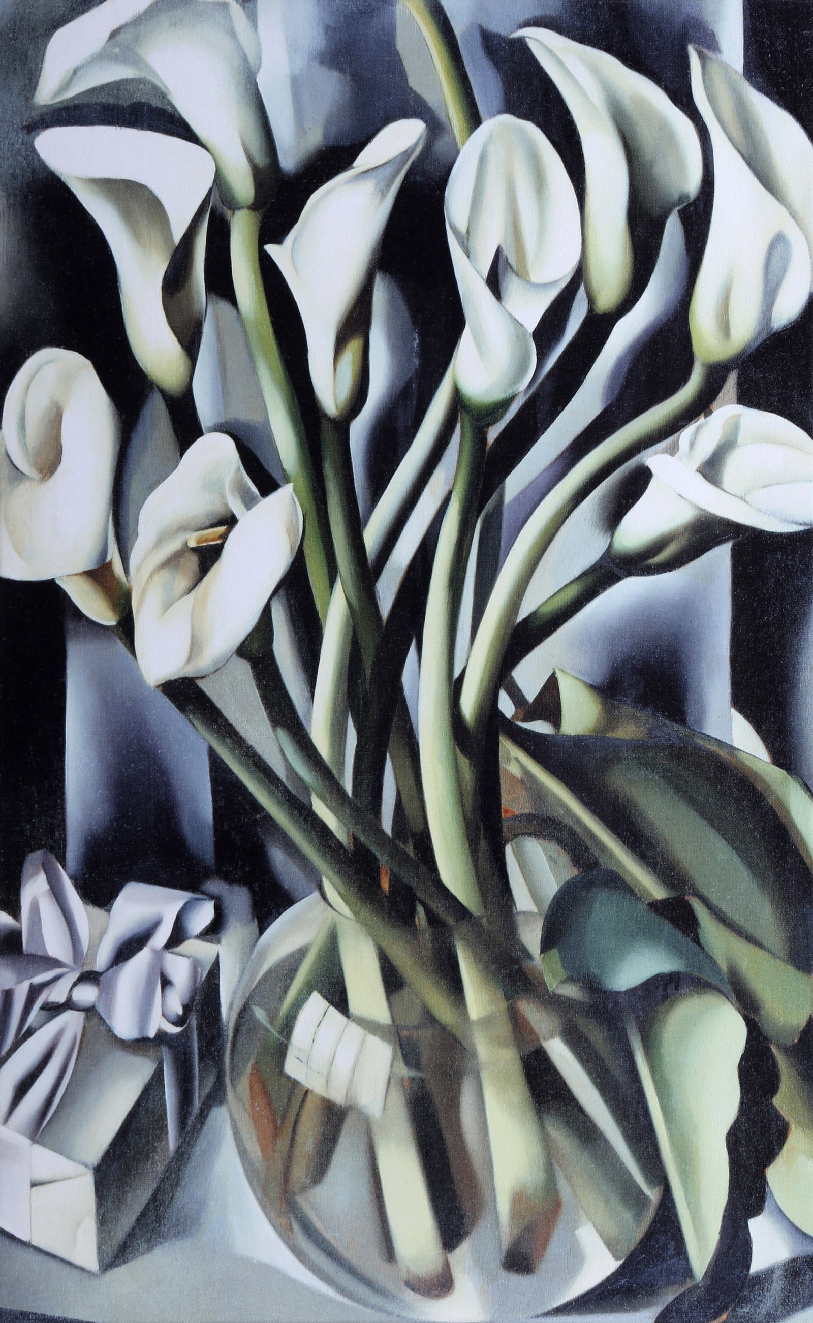 Tamara de Lempicka, Arum, Giclee on canvas: Artist: Tamara de Lempicka, Polish (1898 - 1980) Title: Arum Portfolio: Medium: Giclee on canvas Size: 24 x 16 in. (60.96 x 40.64 cm) Description: This is a Giclee print on canvas depicting a still li