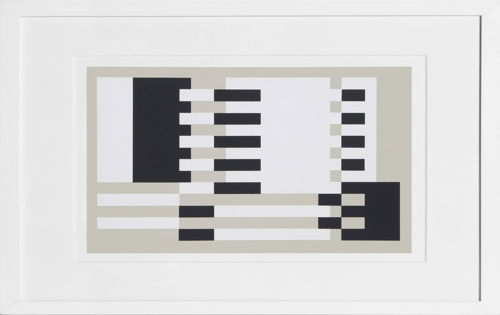 Josef Albers, P2, F31, I2, Screenprint on Mohawk Superfine Bristol paper: Artist: Josef Albers, German (1888 - 1976) Title: P2, F31, I2 Portfolio: Formulation: Articulation Year: 1972 Medium: Screenprint on Mohawk Superfine Bristol paper Edition: 1000 Image Size: 6 x 10.5 i