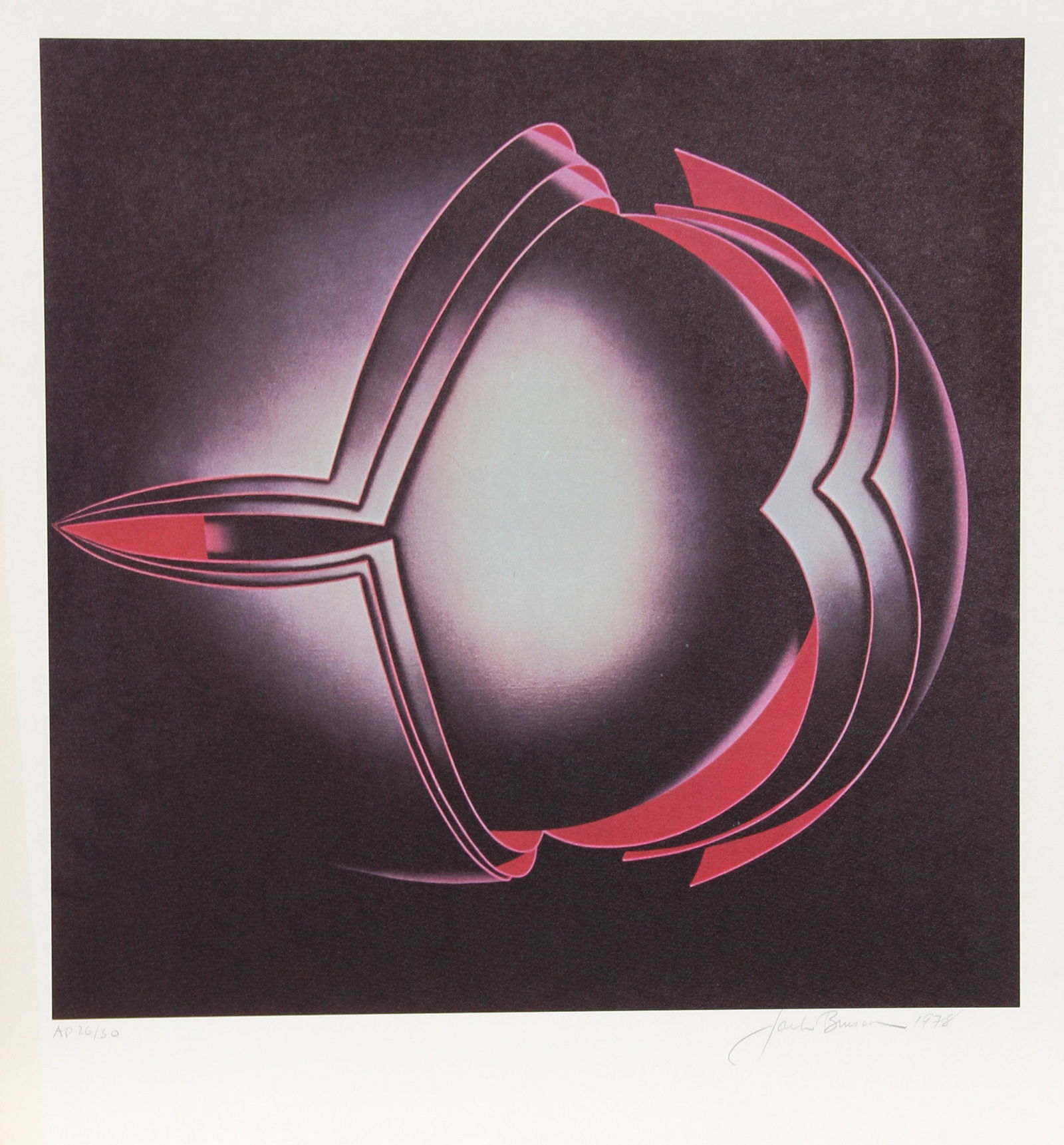 Jack Brusca, Diaz II, Screenprint: Artist: Jack Brusca, American (1939 - 1993) Title: Diaz II Year: 1978 Medium: Screenprint, signed and numbered in pencil Edition: 200, AP 30 Image Size: 18 x 18 inches Size: 22 in. x 20 in. (55.88 cm