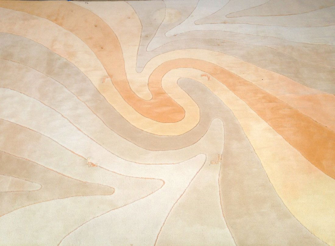 Edward Fields, Swirl Carpet, Wool: Artist: Edward Fields, American Title: Swirl Carpet Medium: Wool Size: 146.4 in. x 225.6 in. (371.86 cm x 573.02 cm)