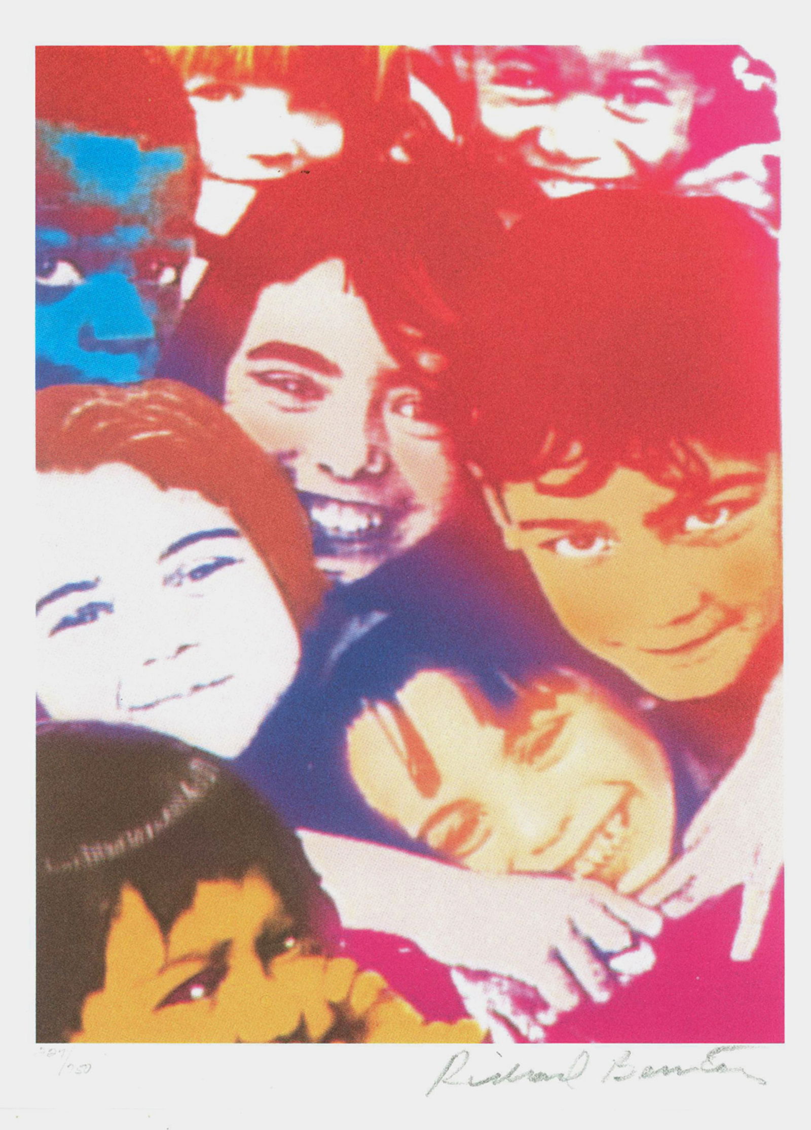 Richard Bernstein, True Colours, Lithograph on Pure Rag Paper: Artist: Richard Bernstein, American (1939 - 2002) Title: True Colours Year: 1990 Medium: Lithograph on Pure Rag Paper, signed and numbered in pencil Edition: 227/750 Size: 11 in. x 8.5 in. (27.94 cm x