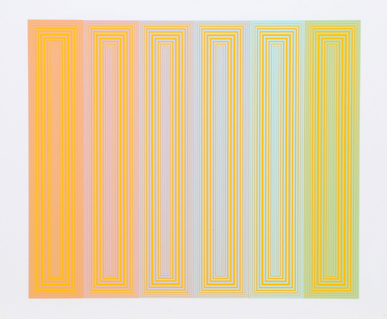 Richard Anuszkiewicz, Sun Keyed, Screenprint (1 of 2)