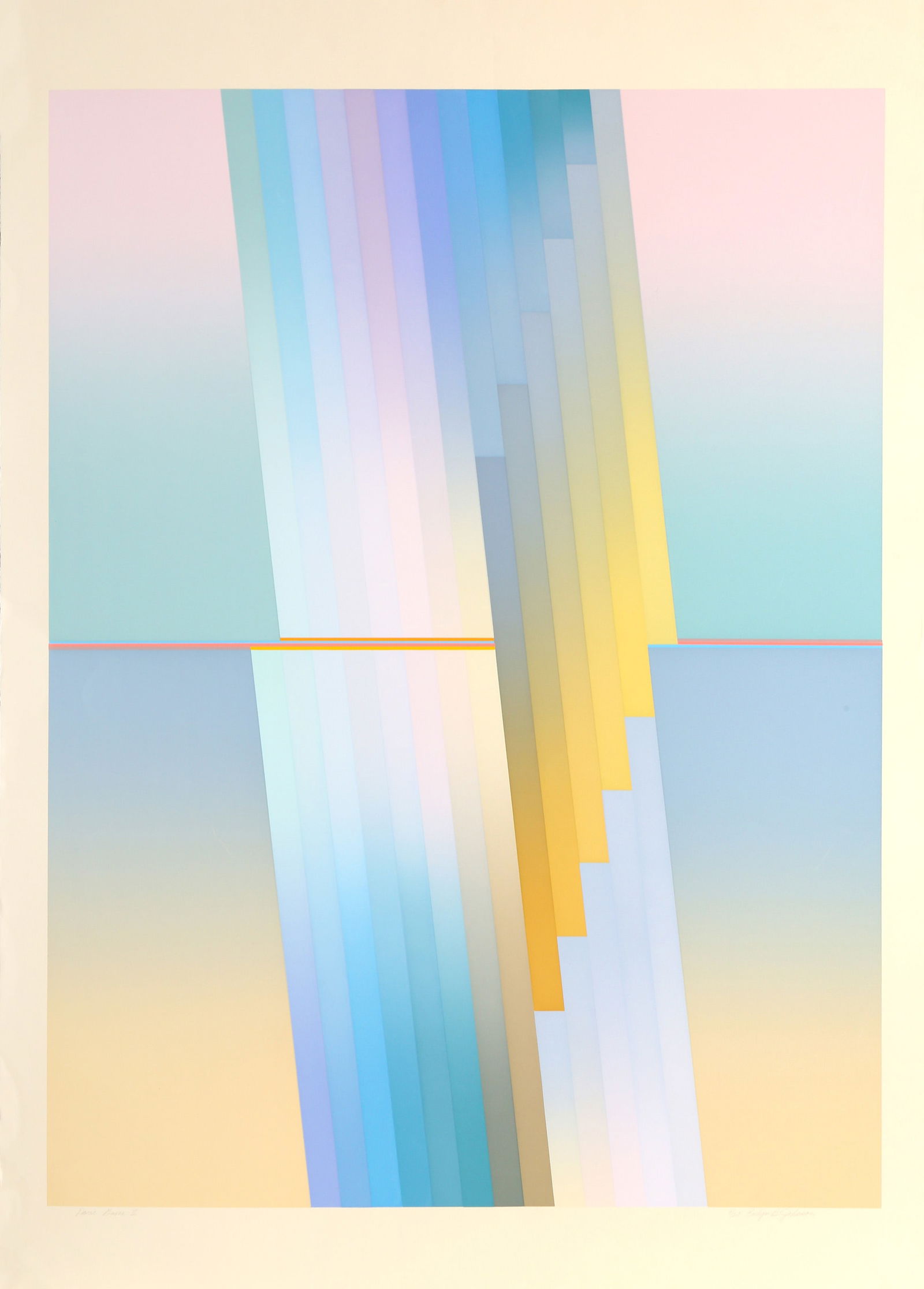 Evelyn B. Johnson, Doric Game II, Screenprint (1 of 4)