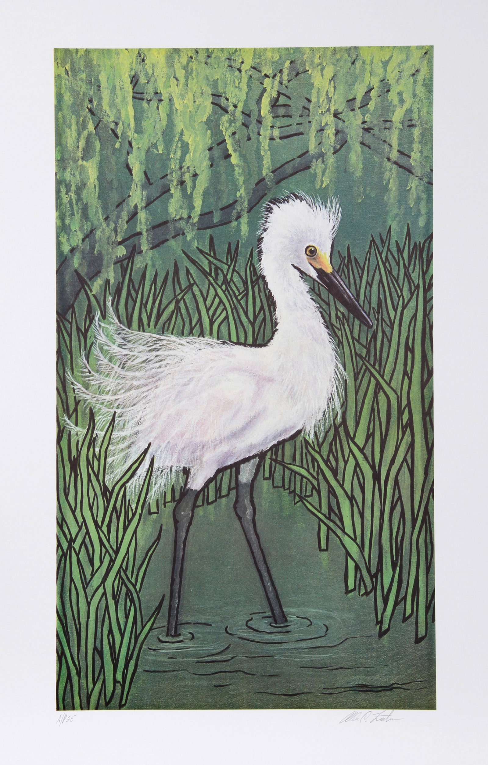 Allen Friedman, Snow Bird, Lithograph (1 of 2)