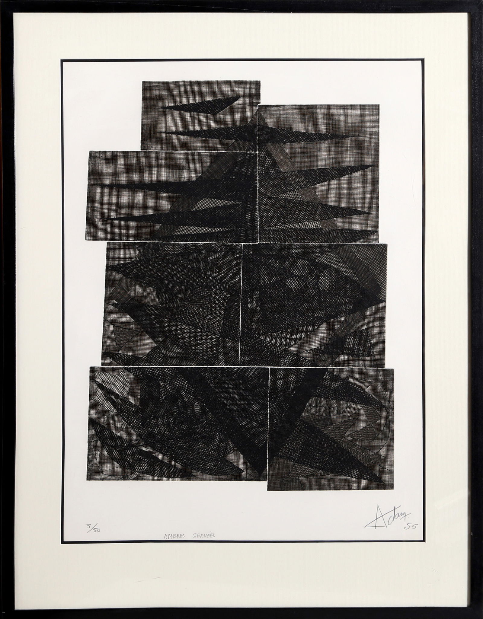 Henry-Georges Adam, Ombres Gravees, Etching (1 of 1)