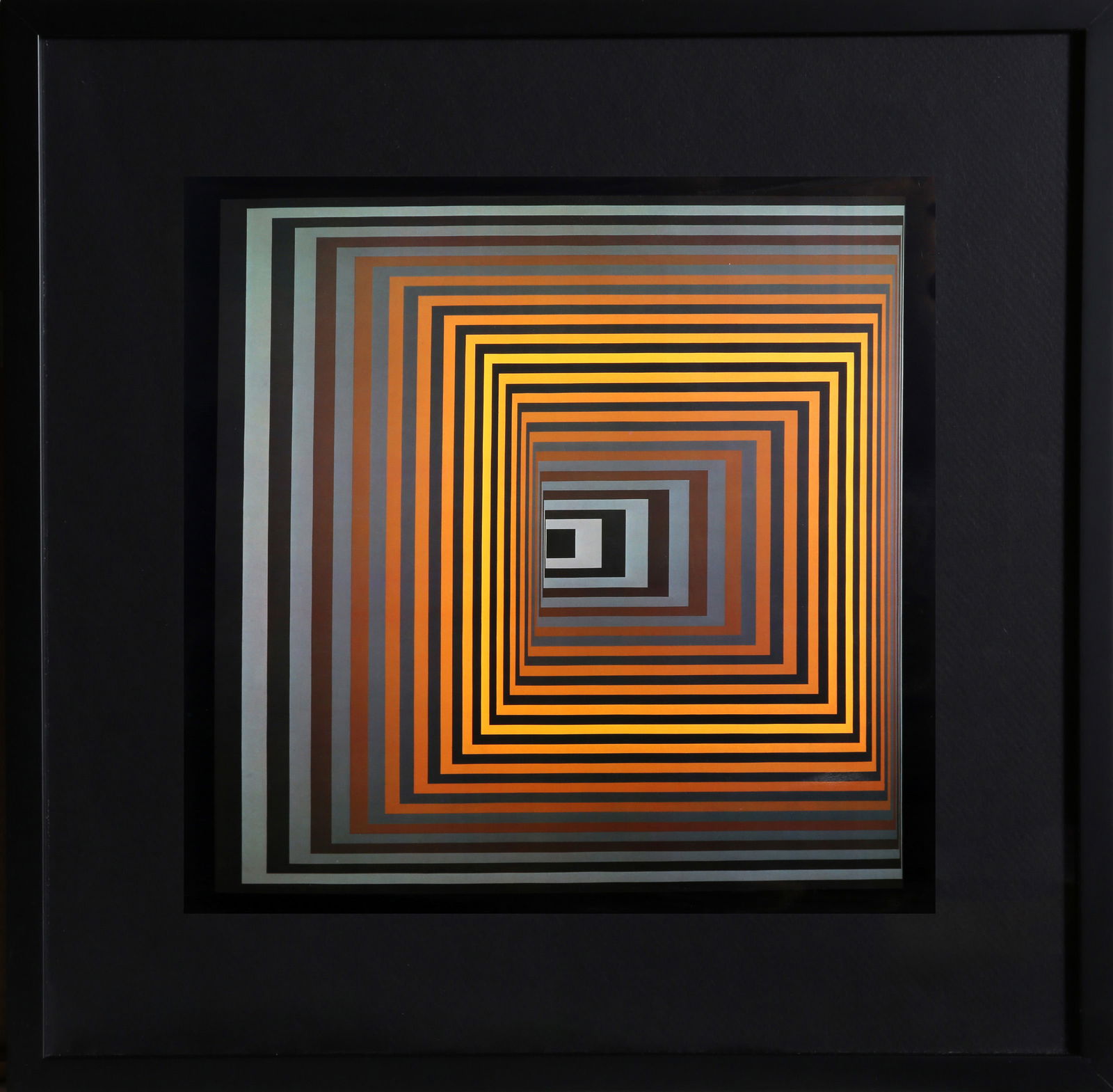 Victor Vasarely, Vonal Fegn, Offset Lithograph (1 of 2)