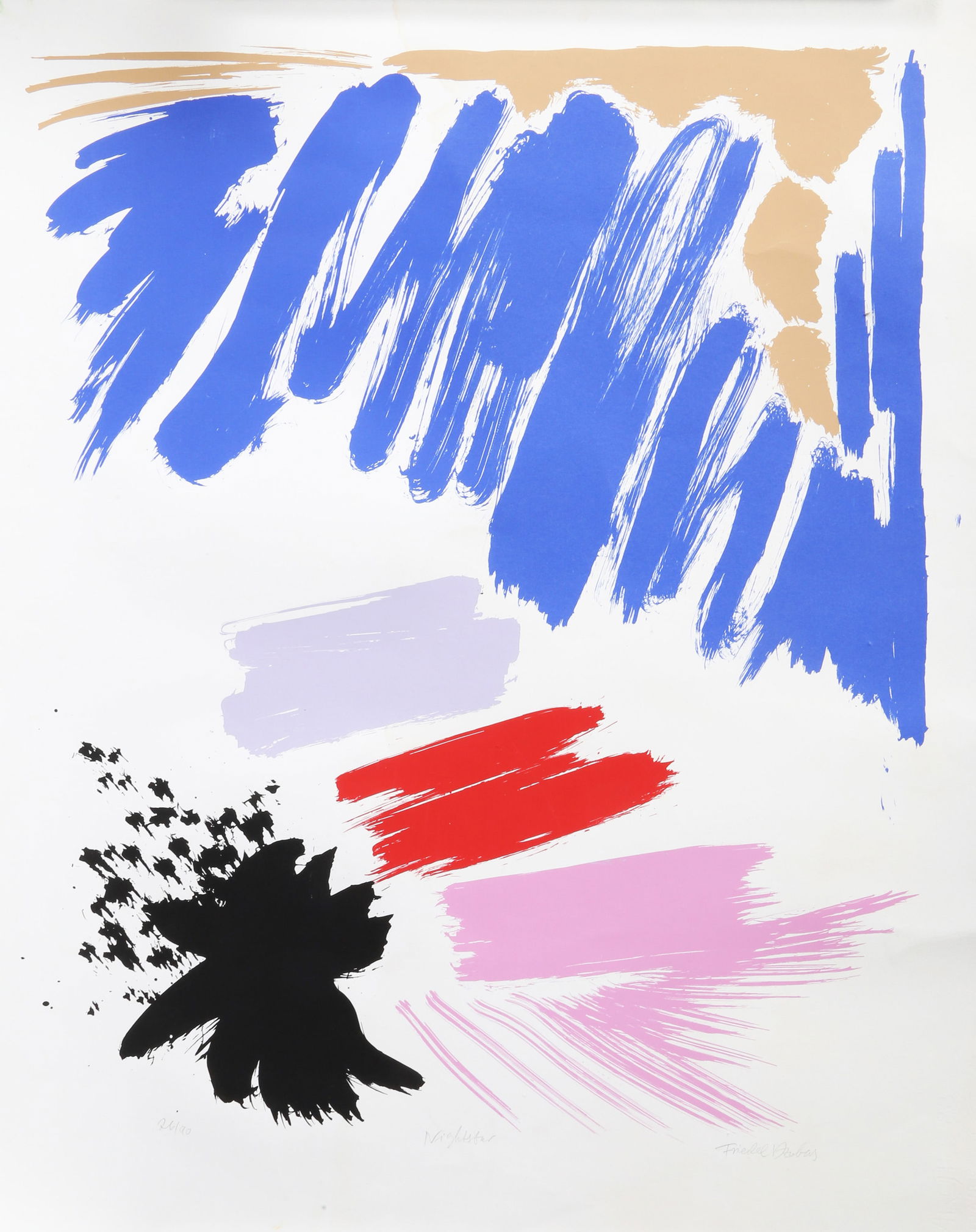 Friedel Dzubas, Night Star, Lithograph (1 of 5)