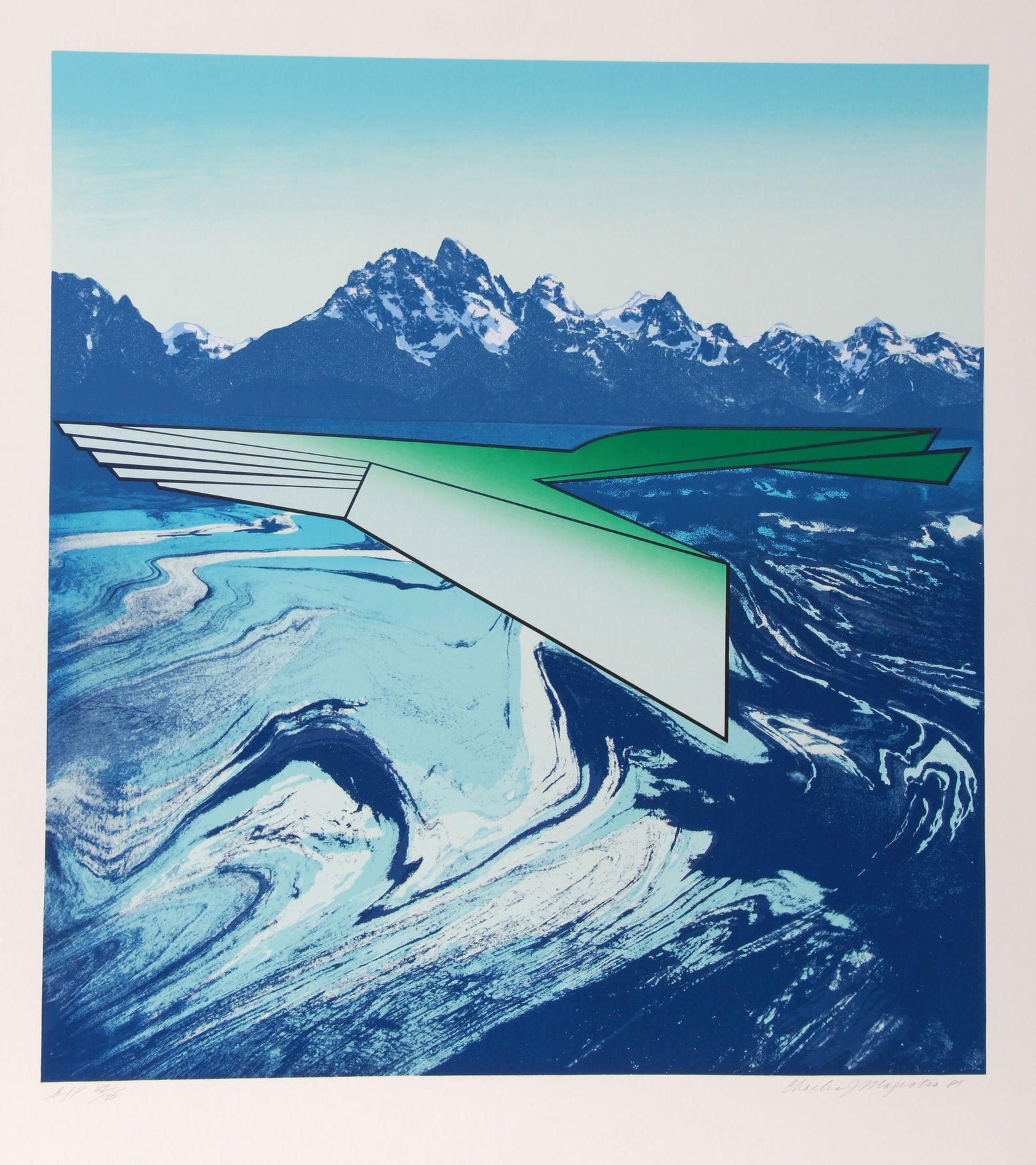 Charles Magistro, Glacier Point, Screenprint (1 of 2)