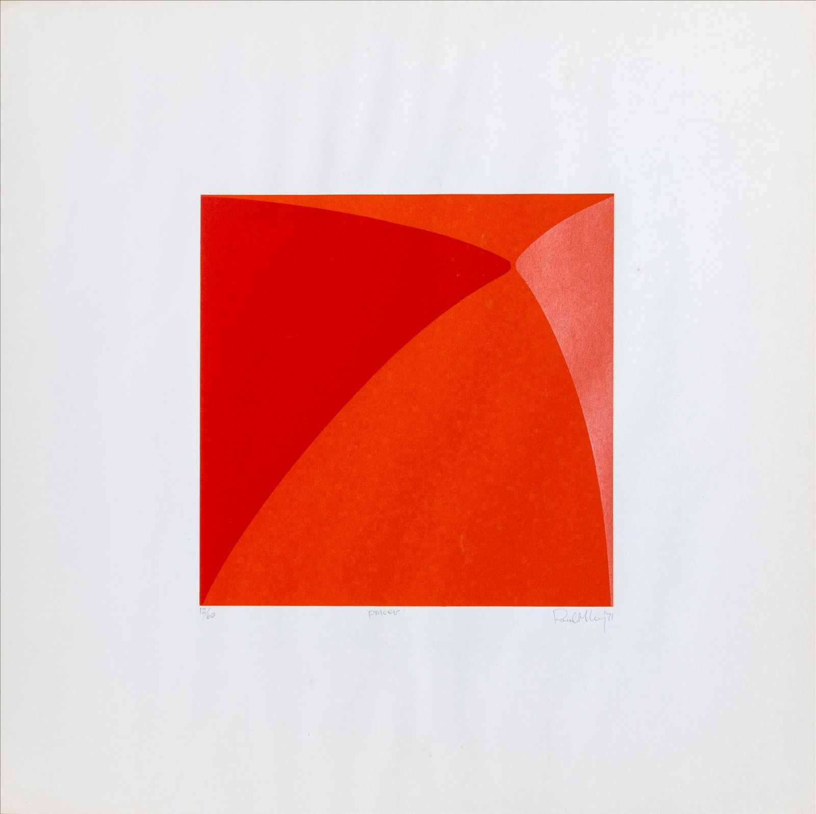 Paul M. Levy, Pincer, Screenprint (1 of 4)