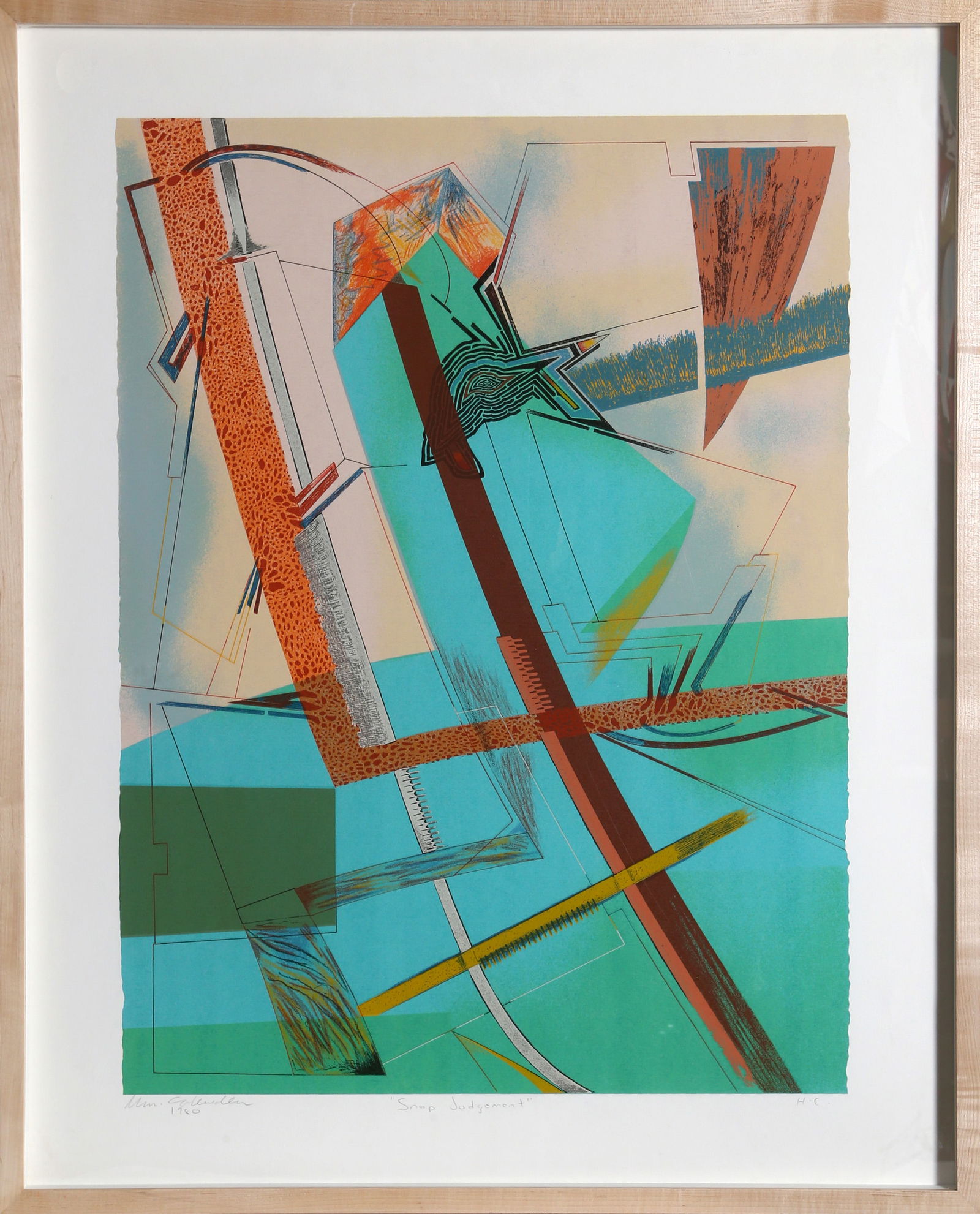 William Schwedler, Snap Judgment, Screenprint (1 of 1)