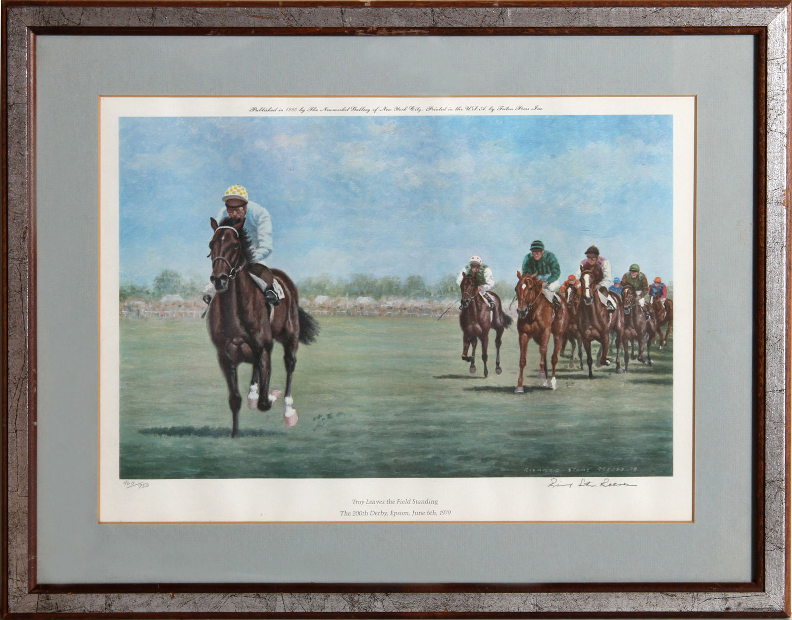 Richard Stone Reeves, Troy Leaves Field Standing, Lithograph (1 of 2)