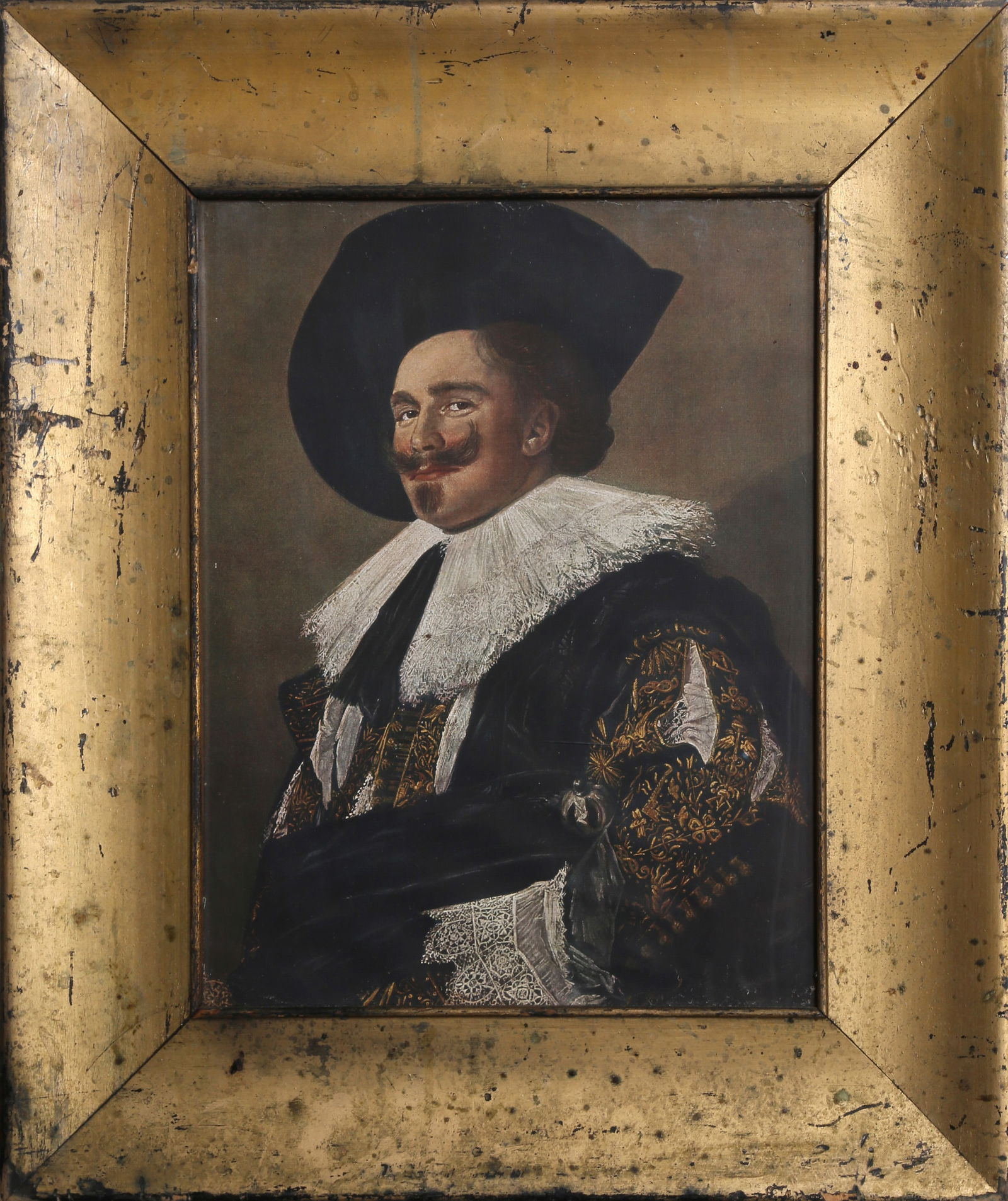 Frans Hals, Laughing Cavalier, Poster on Board: Artist: Frans Hals, After, Dutch (1582 - 1666) Title: Laughing Cavalier Year: of Original: 1624 Medium: Poster on Board Size: 13 x 10 in. (33.02 x 25.4 cm) Frame Size: 19 x 16 inches