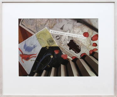 Maggie Taylor, Untitled (We Threw Our Brussel Sprouts Behind), Color Photograph: Artist: Maggie Taylor, American (1961 - ) Title: Untitled (We Threw Our Brussel Sprouts Behind) Year: 1988 Medium: Color Photograph Edition: 15 Size: 12.5 x 16.5 in. (31.75 x 41.91 cm) Frame Size: 21