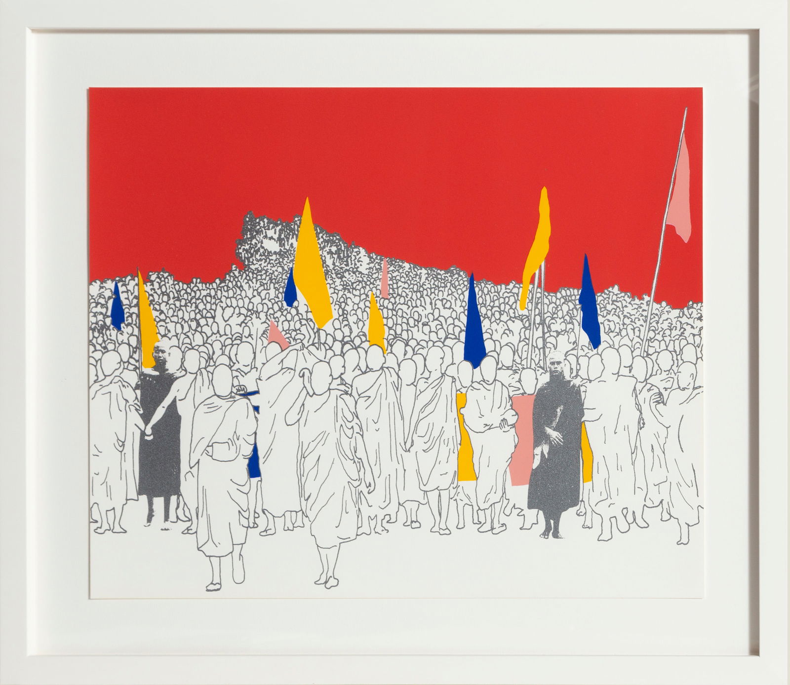 Dinh Q. Le, Fragile Springs, Burma, Screenprint: Artist: Dinh Q. Le, Vietnamese/American (1968 - 2024) Title: Fragile Springs, Burma Year: 2012 Medium: Screenprint, signed and dated verso Edition: 21 Size: 14 x 17 in. (35.56 x 43.18 cm) Frame Size: