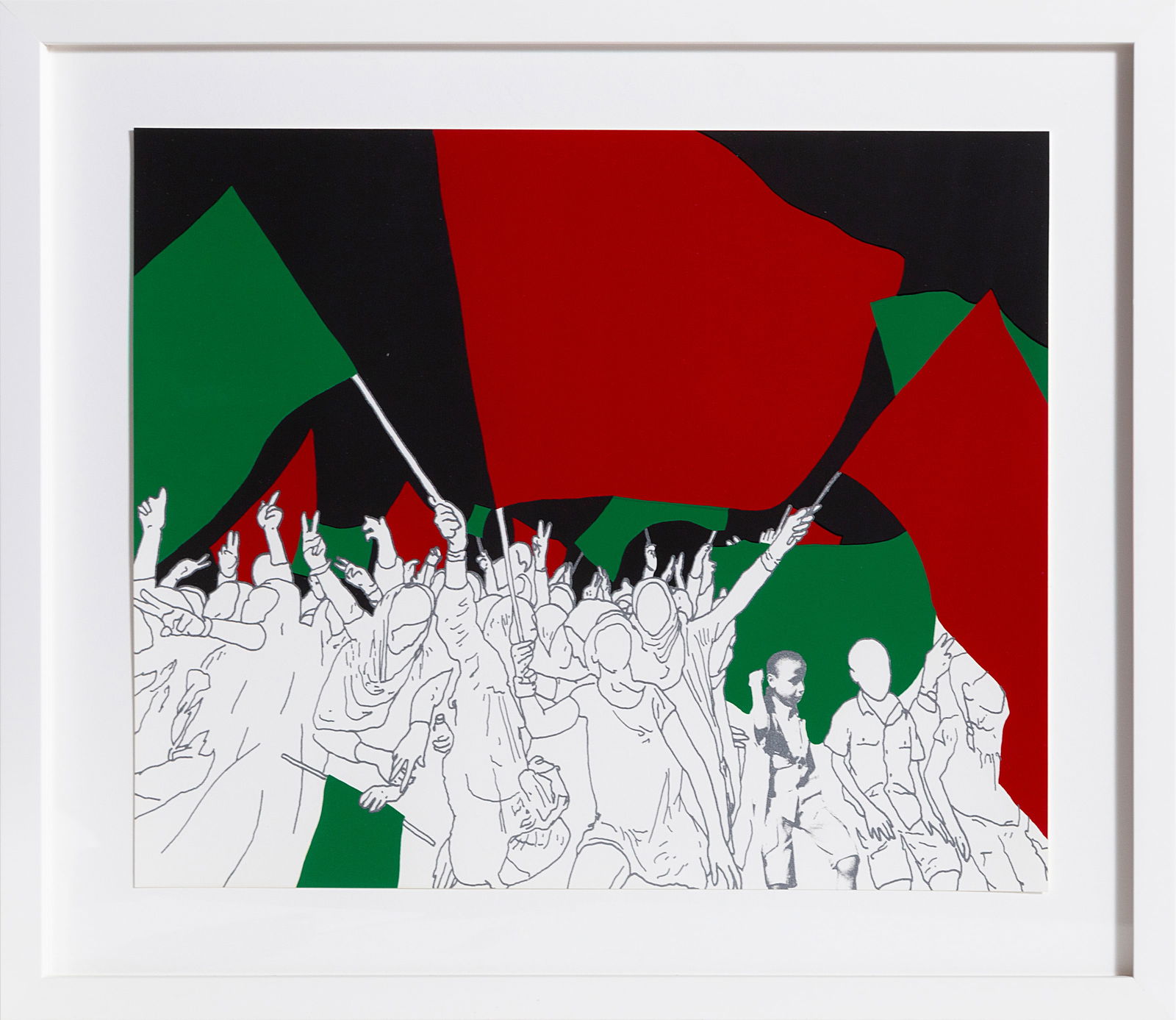 Dinh Q. Le, Fragile Springs, Libya, Screenprint: Artist: Dinh Q. Le, Vietnamese/American (1968 - 2024) Title: Fragile Springs, Libya Year: 2012 Medium: Screenprint, signed and dated verso Edition: 21 Size: 14 x 17 in. (35.56 x 43.18 cm) Frame Size: