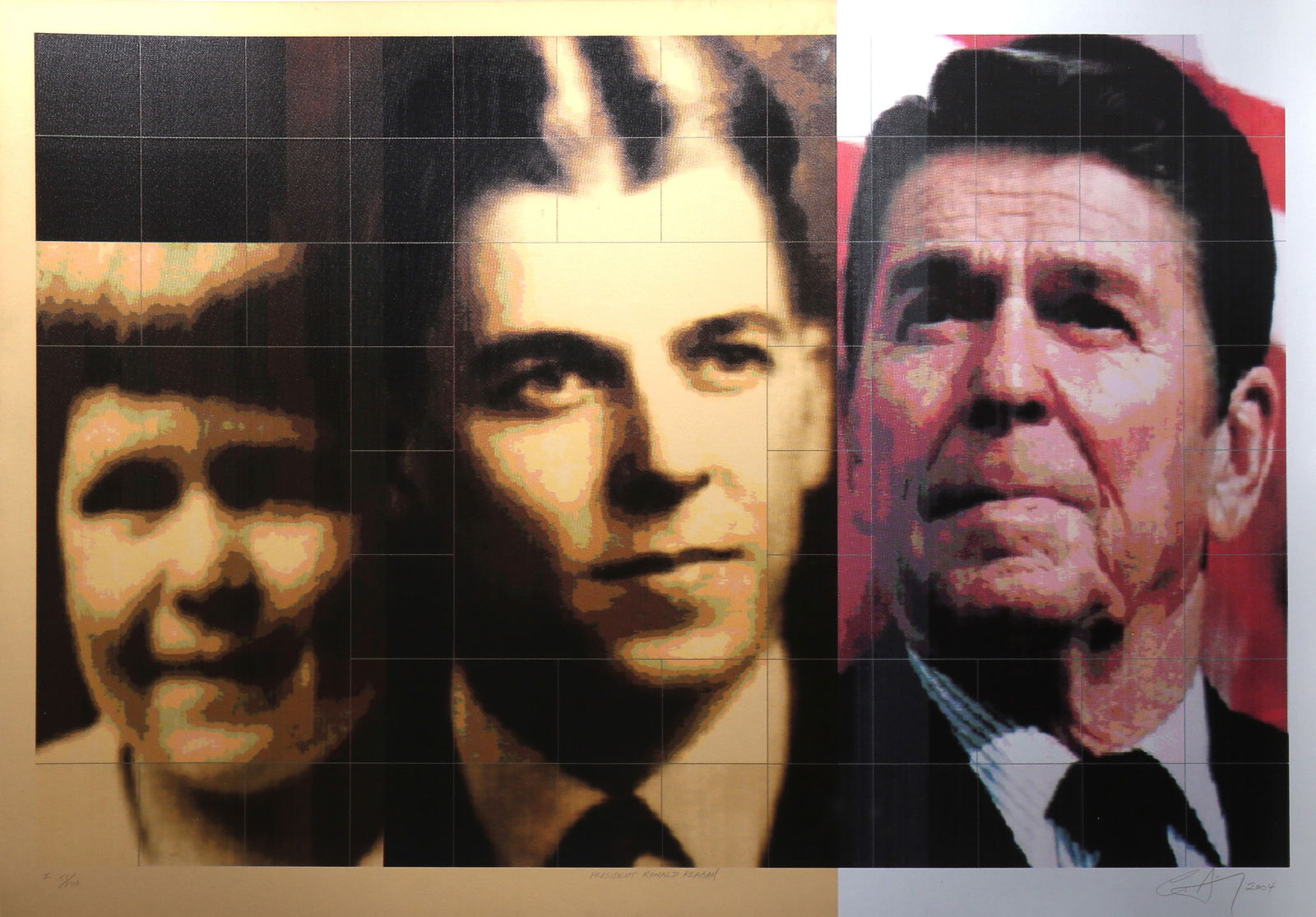 Carlos Irizarry, President Ronald Reagan, Screenprint (1 of 5)