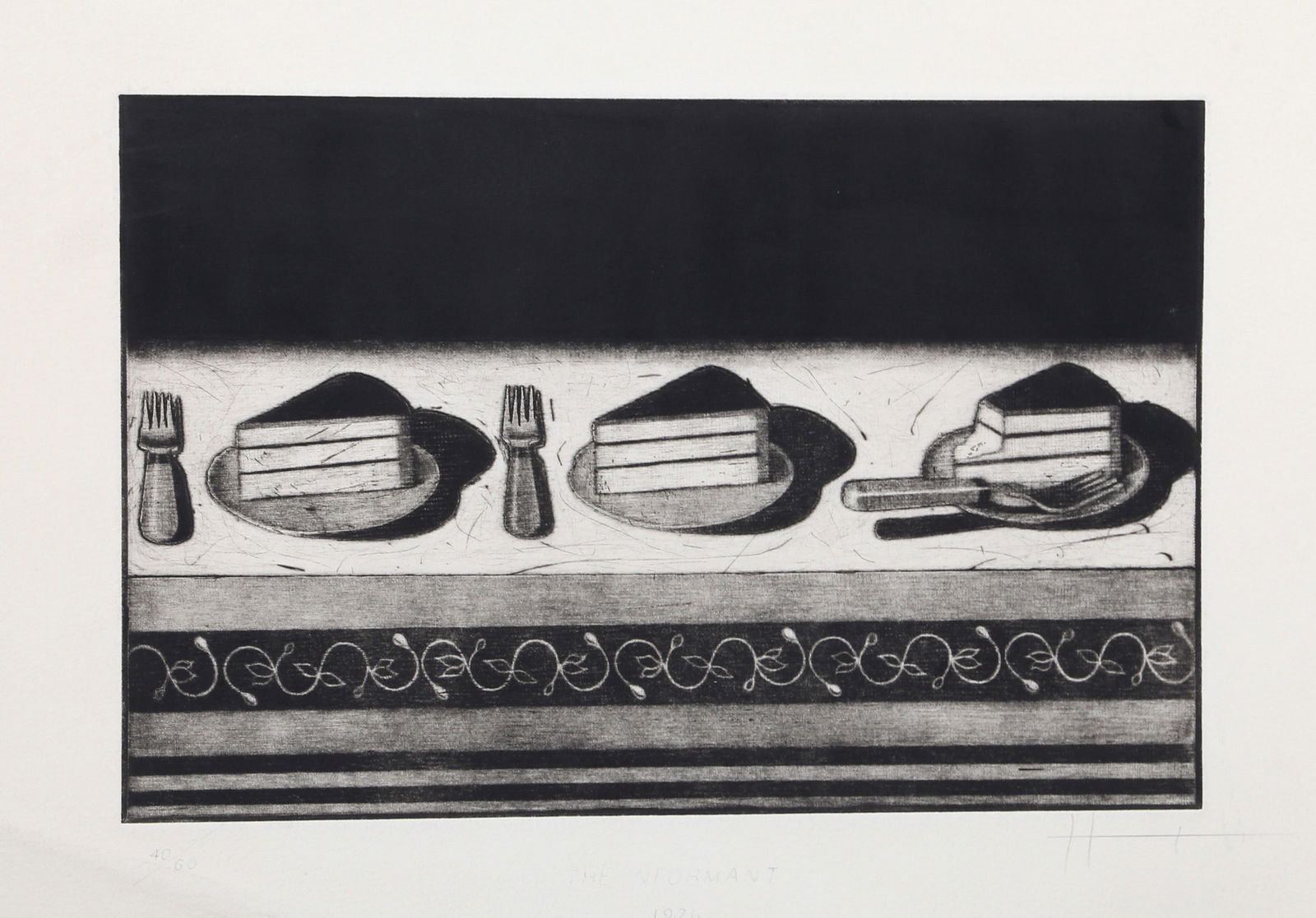 Byron Bratt, The Informant, Mezzotint (1 of 4)