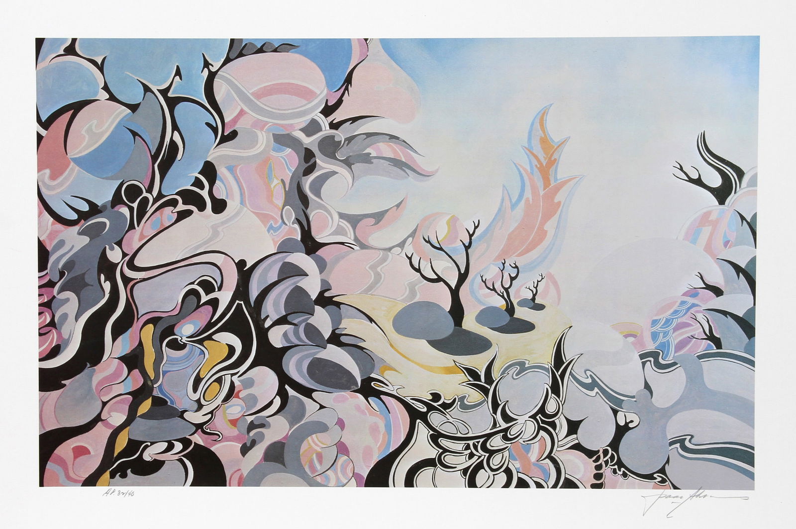 Isaac Abrams, Winterlight Suite, Lithograph (1 of 2)