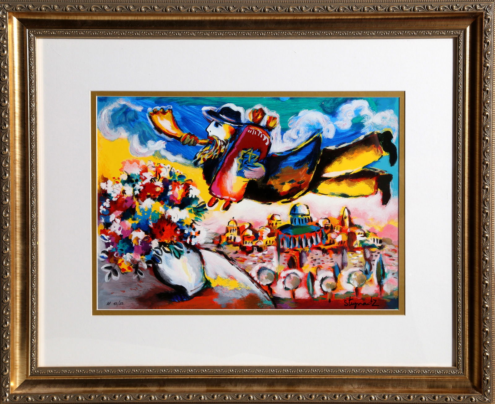 Zamy Steynovitz, Fly Over Jerusalem, Screenprint (1 of 1)