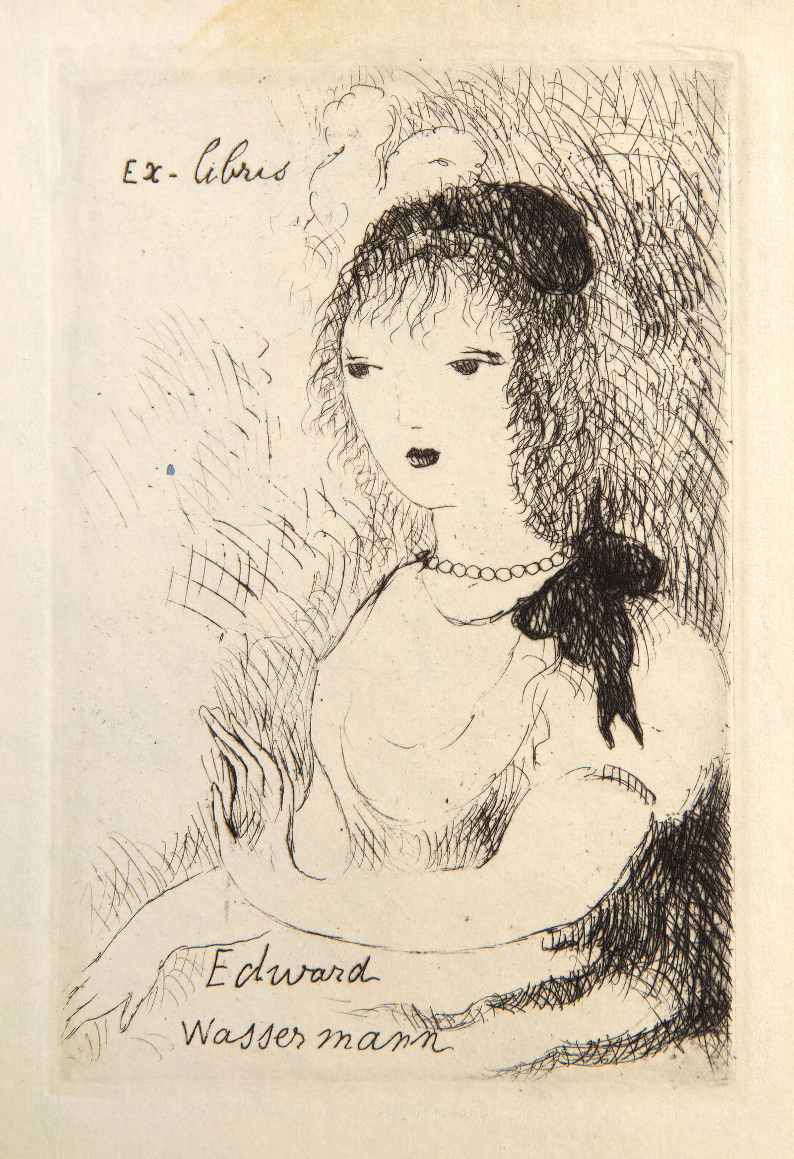 Marie Laurencin, Edward Wasserman, Etching on Japon (1 of 4)