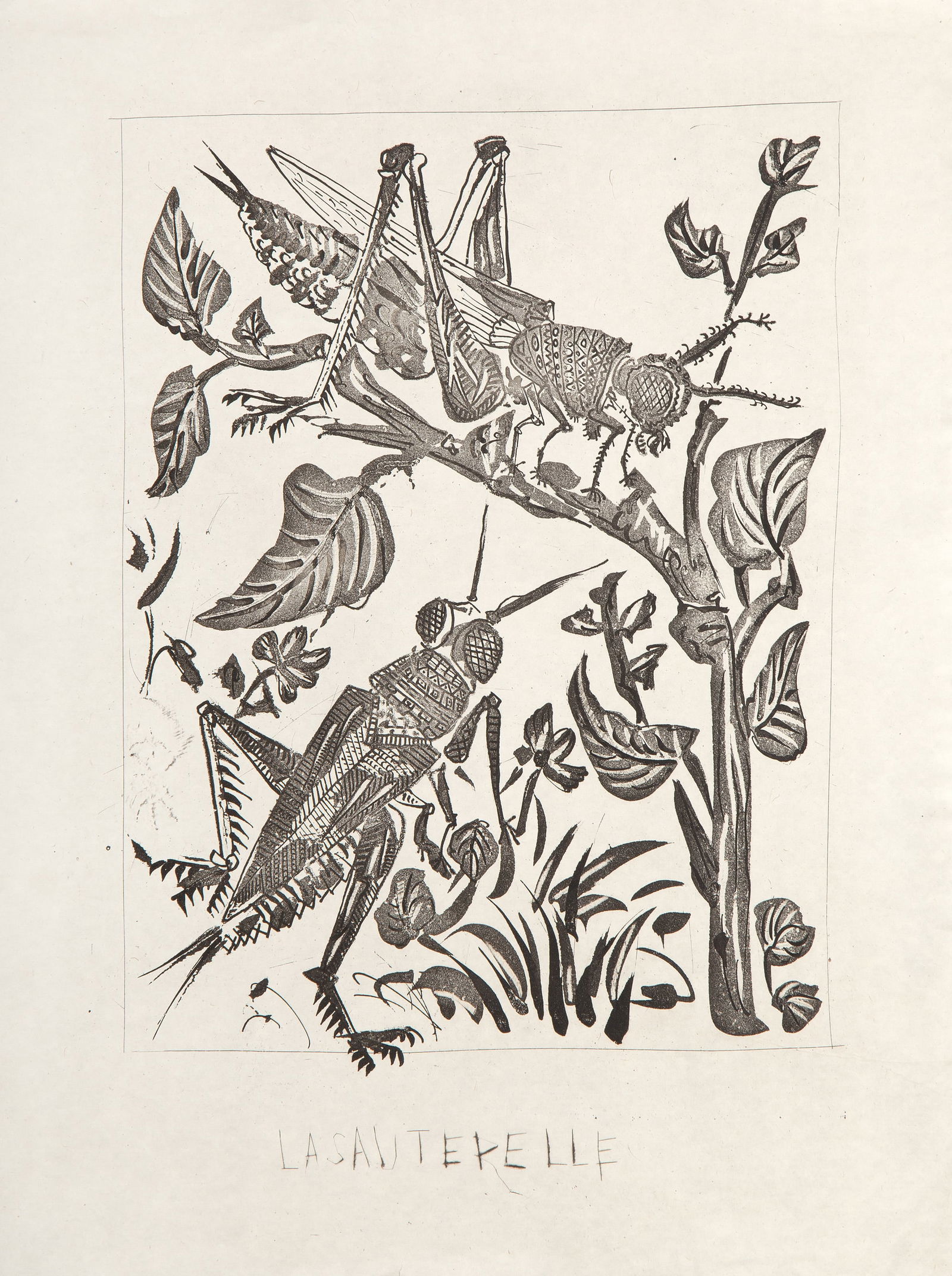 Pablo Picasso, La Sauterelle, Etching (1 of 4)