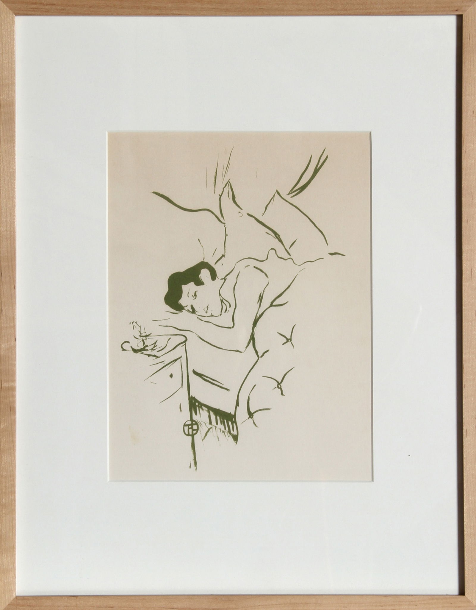 Henri de Toulouse-Lautrec, Ta Bouche / Your Mouth. Plate 5 of Vieilles Histoires, Lithograph (1 of 1)