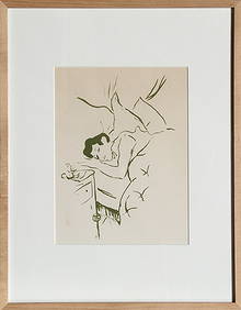 Henri de Toulouse-Lautrec, Ta Bouche / Your Mouth. Plate 5 of Vieilles Histoires, Lithograph (1 of 1)