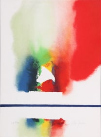 Paul Jenkins, Le Couleur Est Un Chemin 3, Lithograph