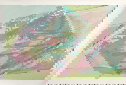 Darryl Hughto, Wind Cries Mary Special 12, Screenprint with Acrylic Painting