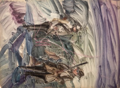 Robert Andrew Parker, Abstract Composition, Gouache on Board