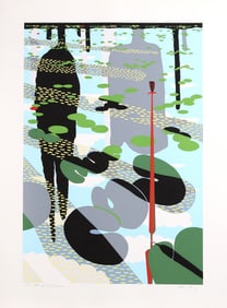 Alvin Loving, Red Queen, Screenprint