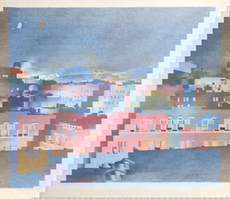 William Behnken, Moon, Lithograph