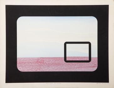 Gerald Marks, Restricted Skyscape, Screenprint